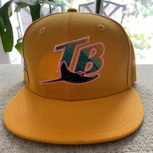 Tampa Bay Rays SnapBack with Pink Underbrim